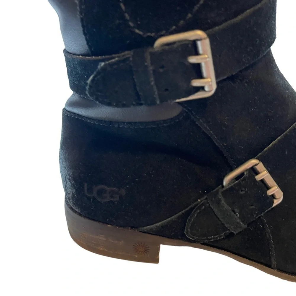 UGG Cydnee Suede Riding Boot Women Size 7